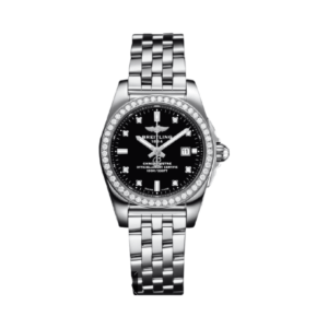 Breitling Galactic Stainless Steel Black Dial Ladies A7234853/BE50/791A Replica Watch